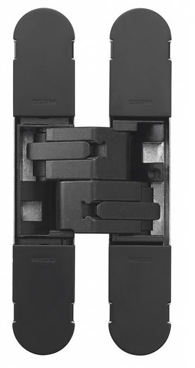 Zawias niewidoczny CEAM 1130S 134 × 24 mm, kolor czarny matowy